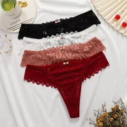 2023 New Women's Underwear Sexy String Woman Panties Lace Thongs Lingerie for Ladies Intimates  T-back Soft Breathable S-XXL