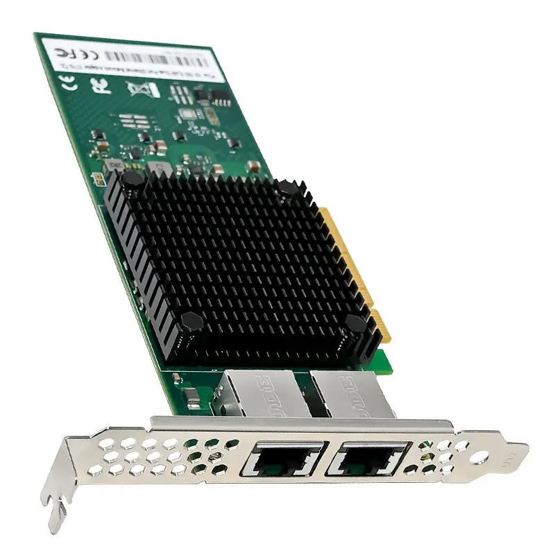 Scheda di rete pci-e 10G X710-DA2 server per computer desktop a quattro porte router morbido per computer sinologico RJ45