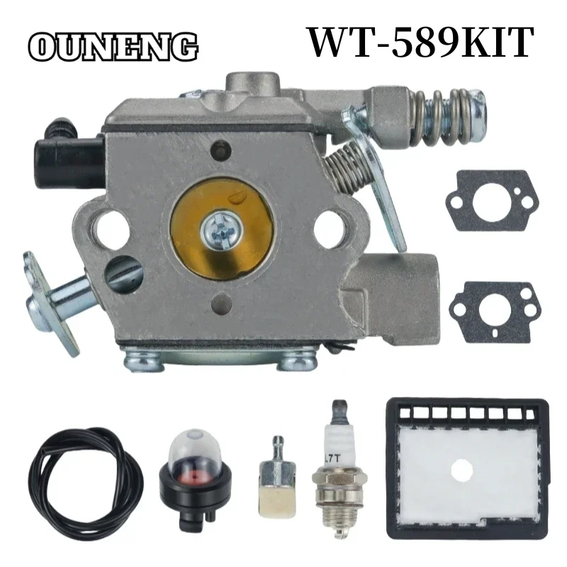 OUNENG Brand New WT-589 Carburetor Echo CS3000 CS3400 Chainsaw A021000231 A021000760 Walbro WT-589 Chainsaw Parts Accessories