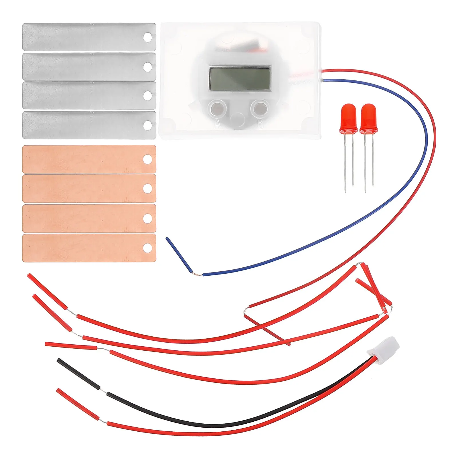 

2Sets Fruit Scientific Experiment Kit DIY Metal Potato Clock Educational Student Science Project School Experiment