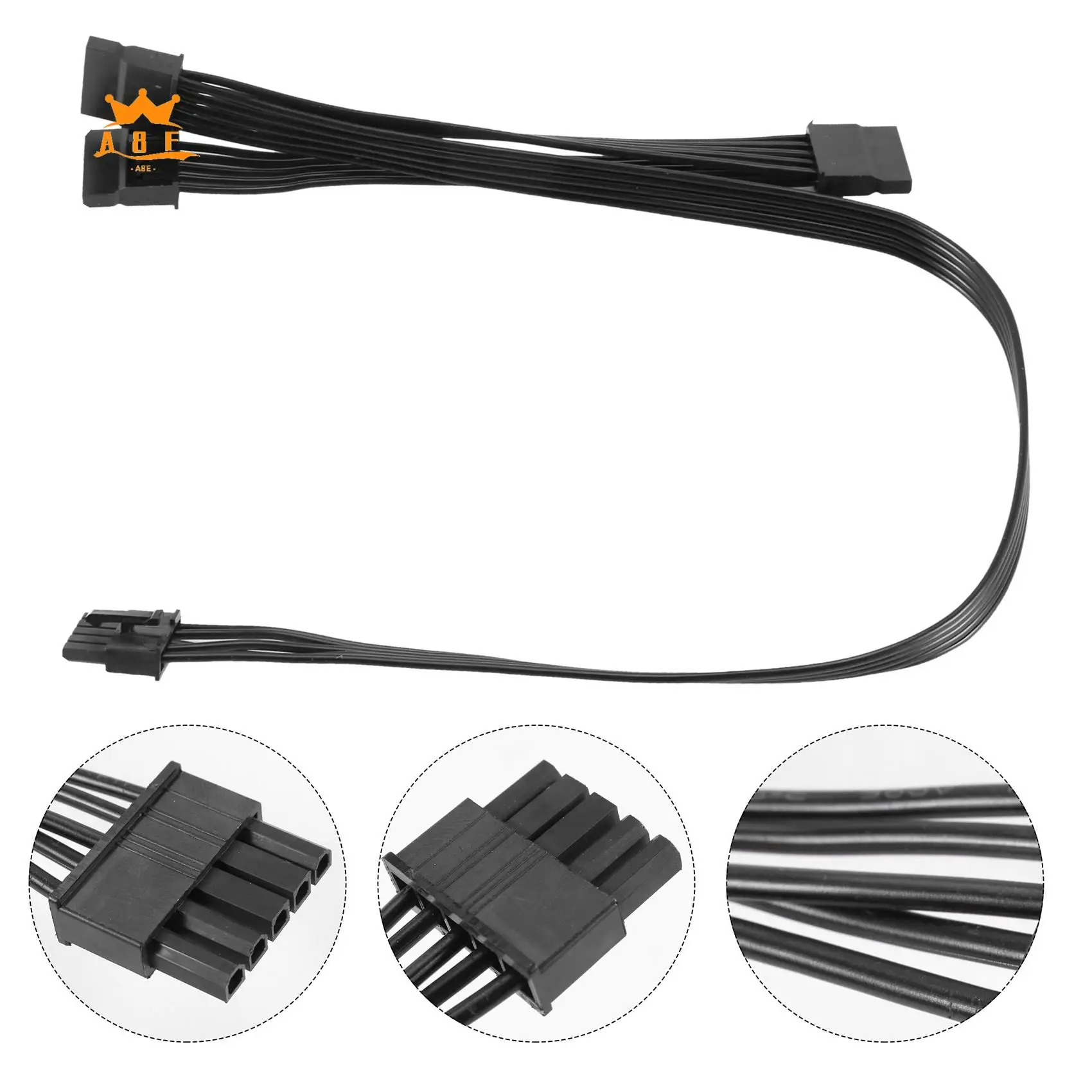 

A08E-5 Pin To 3 SATA Hard Drive HDD Power Cable Only For Cooler Master V550 V650 V750 V850 V1000 V1000 Modular Power Supply