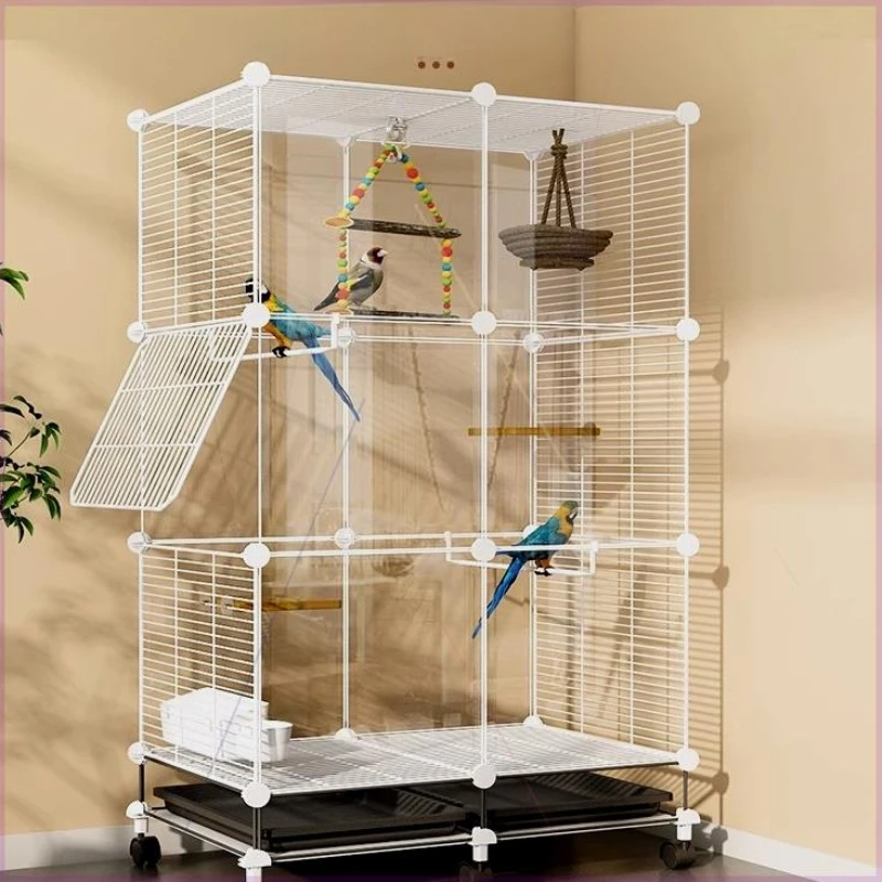 

Metal Pigeon Bird Cage Parrot House Canari Parakeet Accessories Bird Cage Decoration Canary Nido Para Pajaros Furniture YN50BC