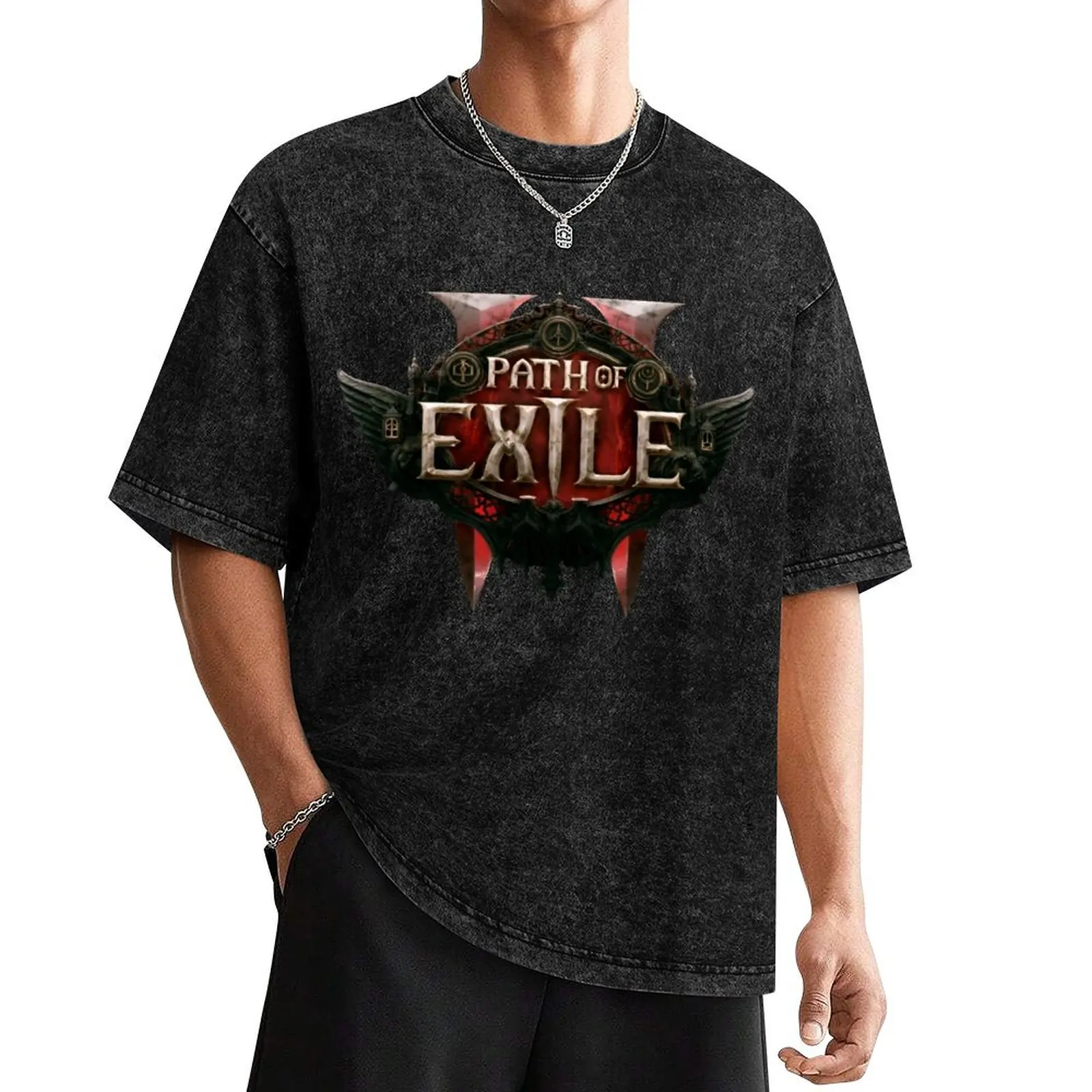 Path of Exile 2 T-Shirt anime figures cotton graphic tees vintage clothes mens designer t shirt