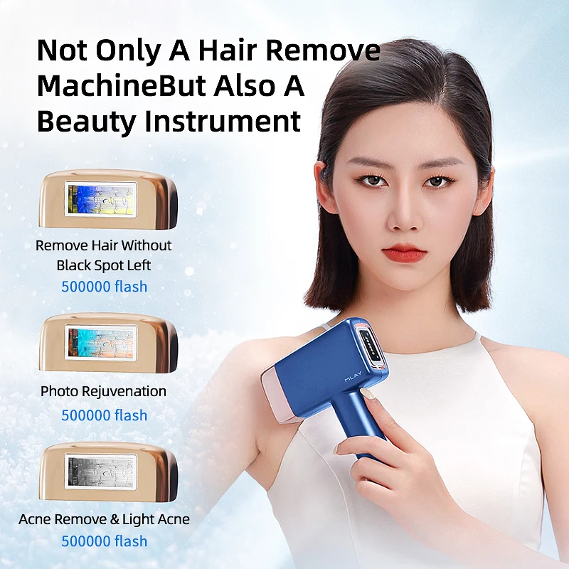 Mlay T14 Laser Epilator Hair Remover Machine Permanent Epilator Body Electric Depilator IPL  500000 Flashes Ice Cooling