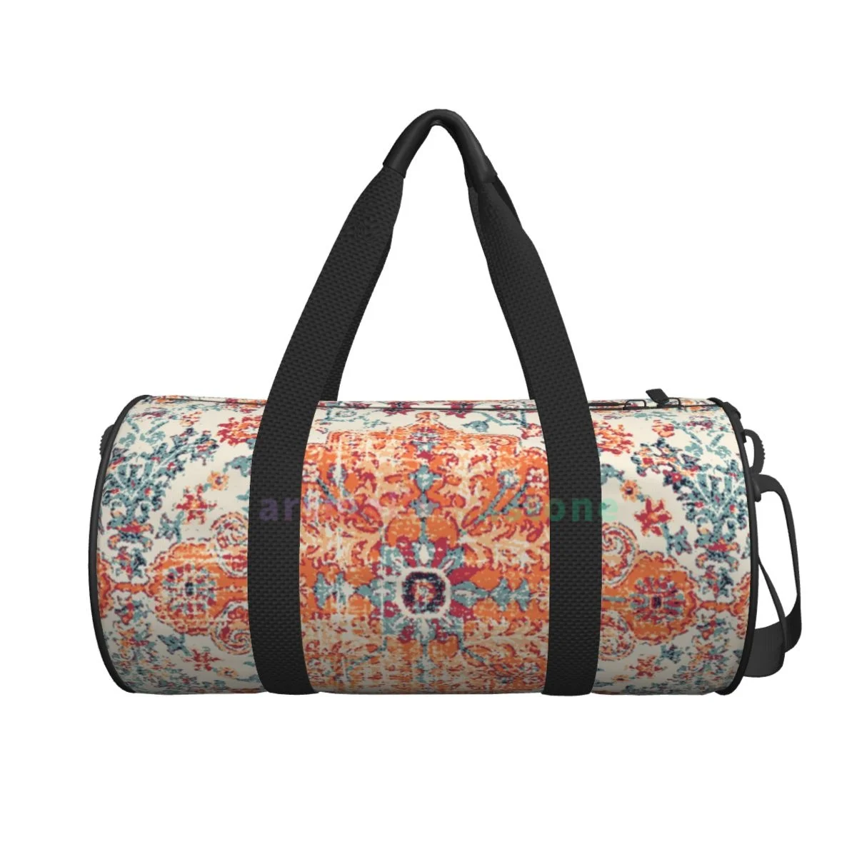 Sac de sport de voyage en terre cuite aztèque Boho, sac de yoga, sac à dos d'entraînement durable, sacs à main ronds, sacs de fitness en plein air