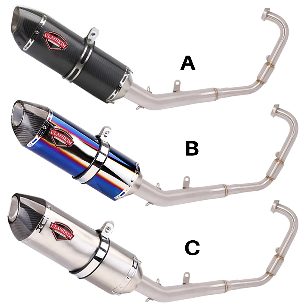 Motorcycle Exhaust For Voge 300R 300RR LX300R LX300RR Muffler Exhaust Escape LONCIN 300 500