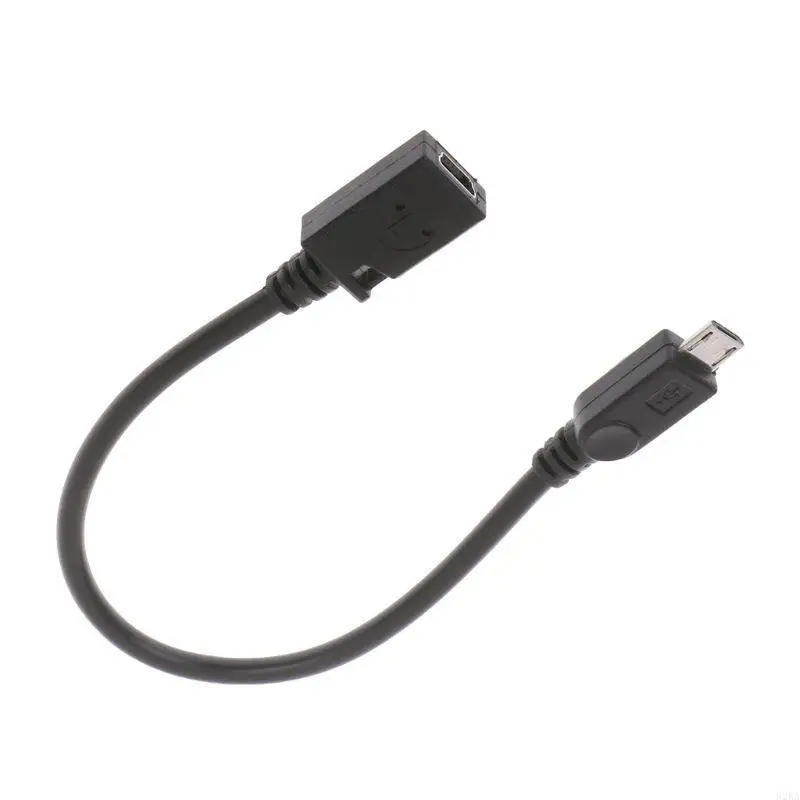 62KA Micro USB Mężczyzna do mini USB żeńskie złącza adaptera złącza kablowa kabla sznurka do ładowarki
