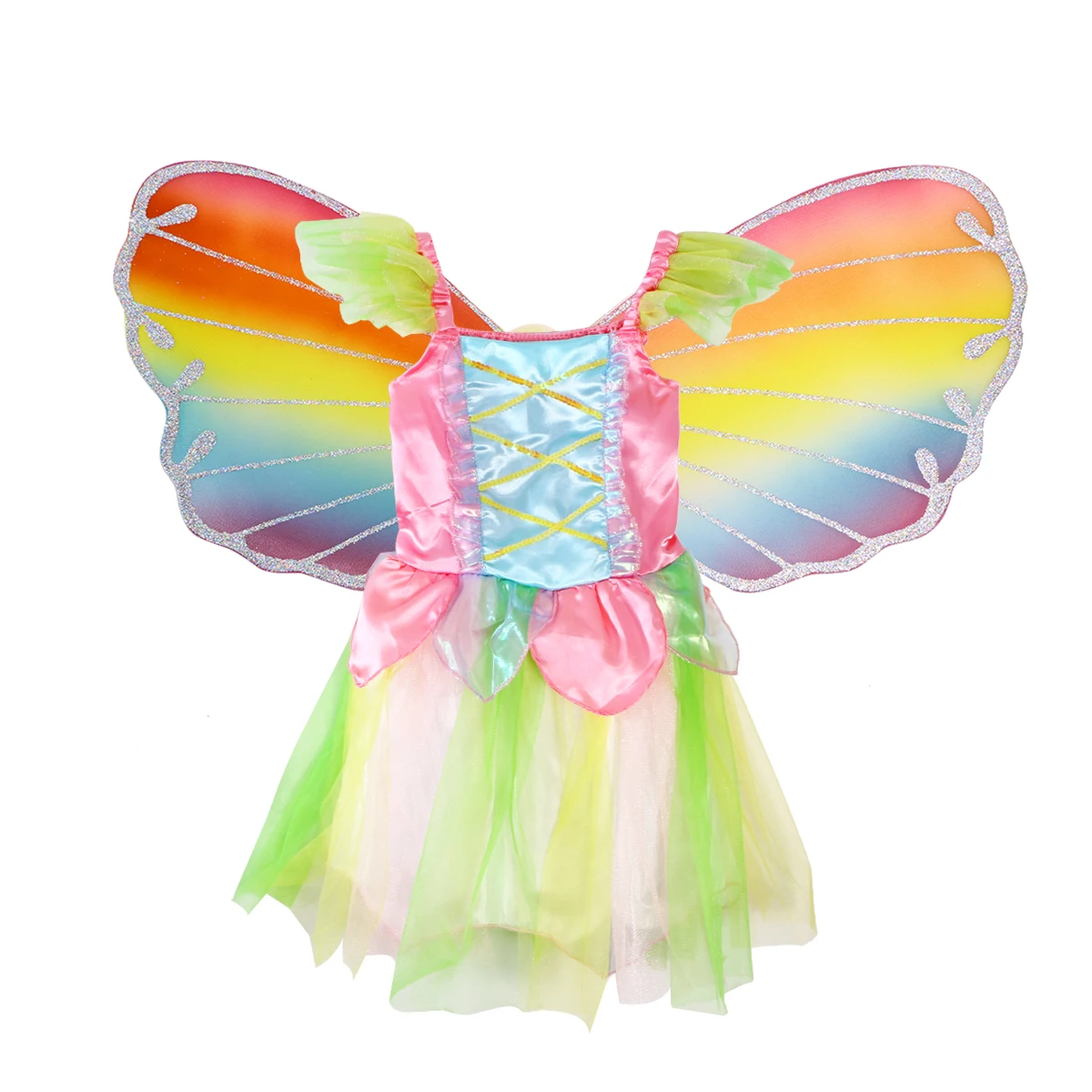 

Party Wear for Kids Girls Fairy Costumes Halloween Attractive Cosplay Dress