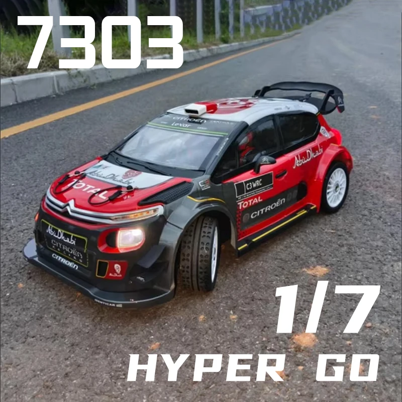 

MJX HYPER масштаб 1/7, бесщеточный 7303, гоночный автомобиль с дистанционным управлением C3, имитация Citroen, высокоскоростная модель внедорожника, игрушечный радиоуправляемый автомобиль