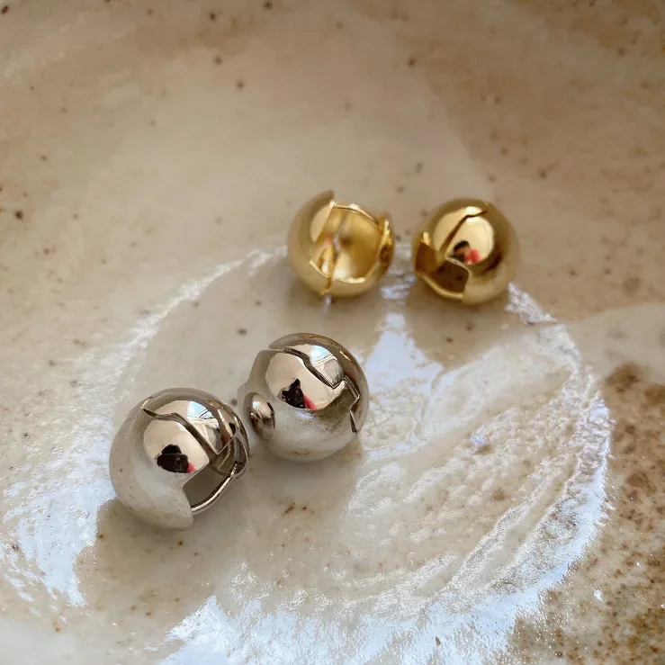 

925 Silver Earrings Simple Round Hoop Earrings For Women Gift Earings Fashion Jewelry Aretes de mujer