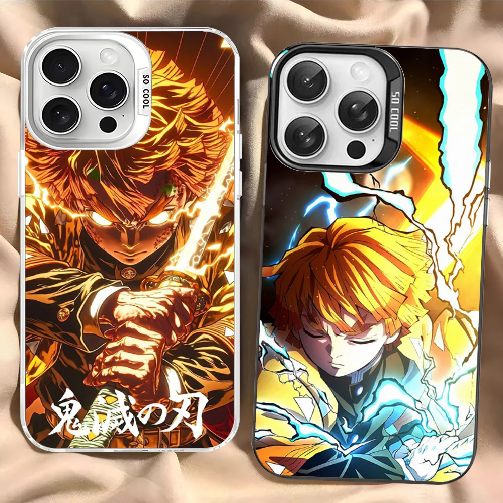 

Zenitsu Agatsuma Phone Case For iPhone 16 15 14 13 12 11 Pro Max X XR XSMAX Matte Shockproof Back Cover