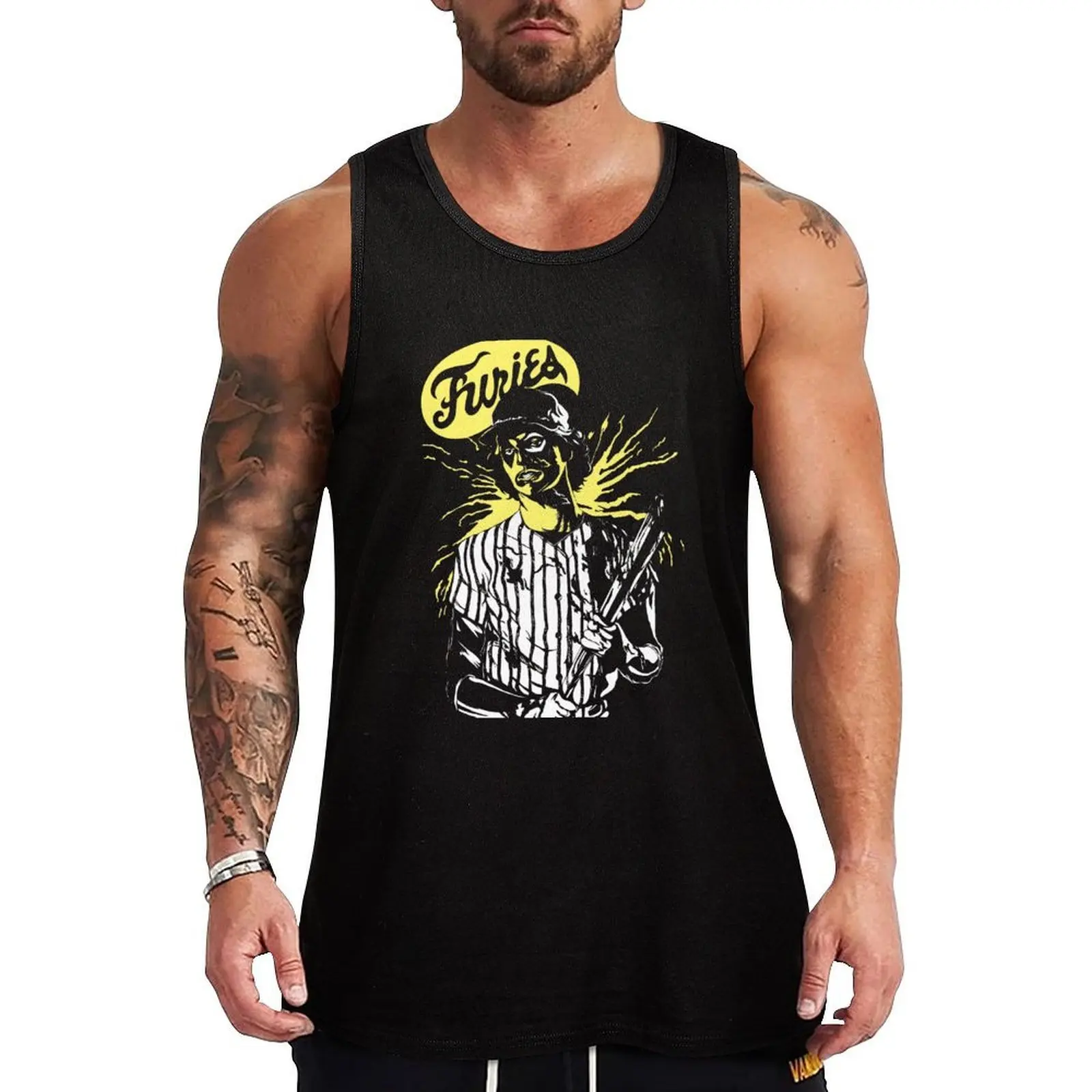 Furies Baseball Tank Top Relaxed Casual Tank Top Lightweight Summer Sleeveless