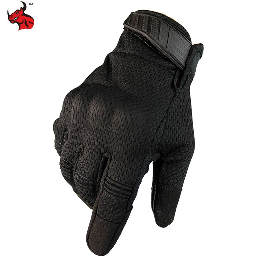 Motorcycle Gloves Breathable Closed Finger Racing Touch Screen Gloves For Outdoor Sports Riding Motocicleta Protective Gloves