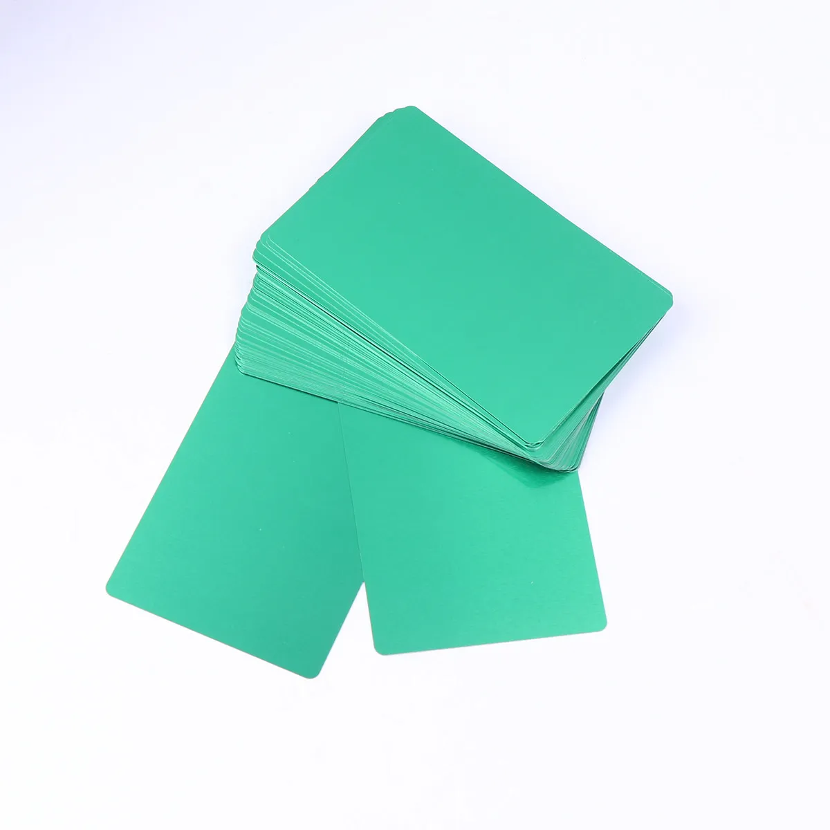 Paper Cards Blank Business Halloween Christmas Aluminum Business Card Blank Business Card Metal Business Card 50Pcs