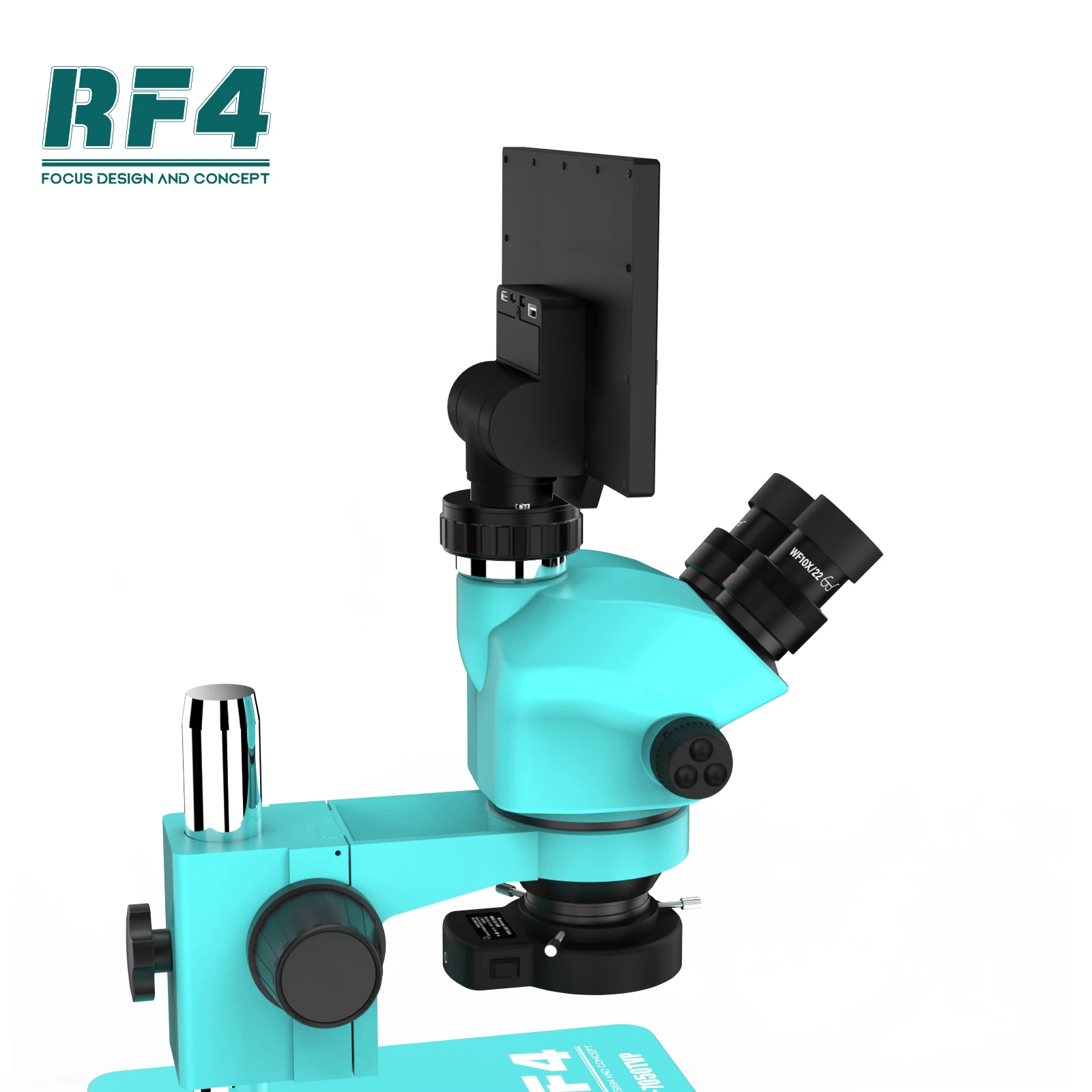 RF4 7-50X HD Observation WIFI Display Screen Synchronous Focusing Mobile Repair Triocular Zoom Microscope RF7050TVP-YS010W