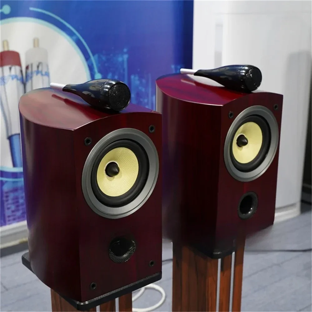 CHKJ for O#NL-S05 Z-501S 5.5 Inch HiFi Bookshelf Speaker Two-way 70W-150W/ 4 Ohm   Speakers Red Color one pair