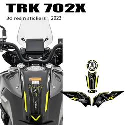 2023 Trk702x Accessories Motorcycle 3D Gel Epoxy Resin Sticker Tank Pad Protection Kit For Benelli TRK 702X 2023-