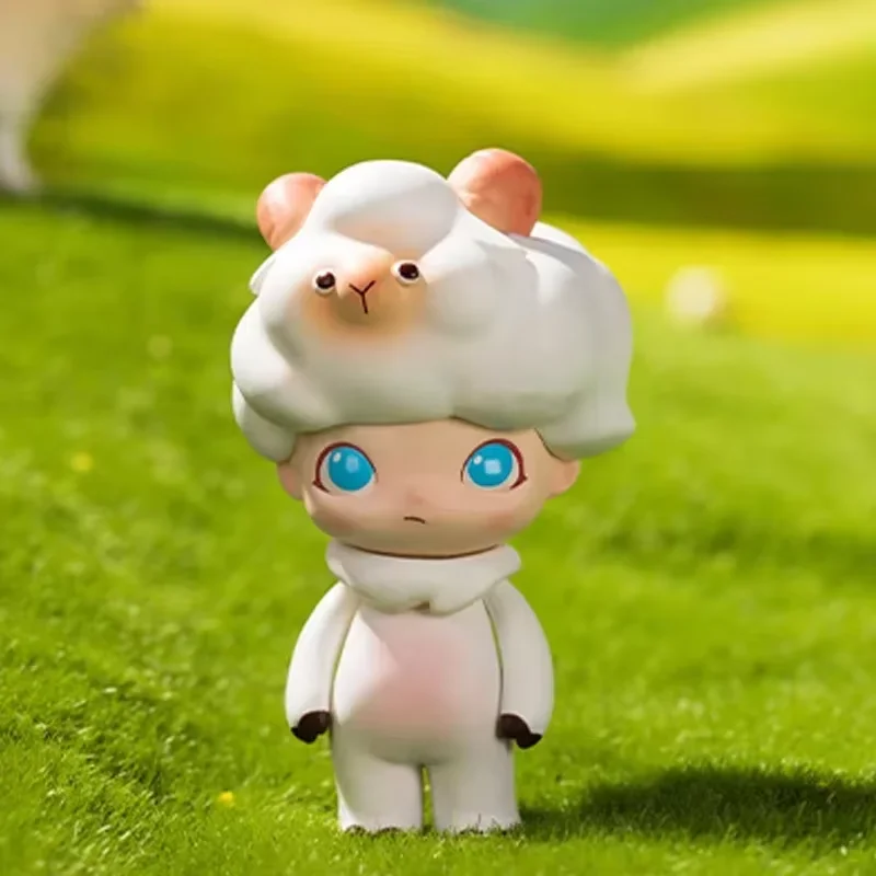 

100% серия Pop Mart Dimoo Lost Animals, слепая коробка, сумка для догадок, игрушки, кукла, милая аниме-фигурка, настольные украшения, подарочная коллекция