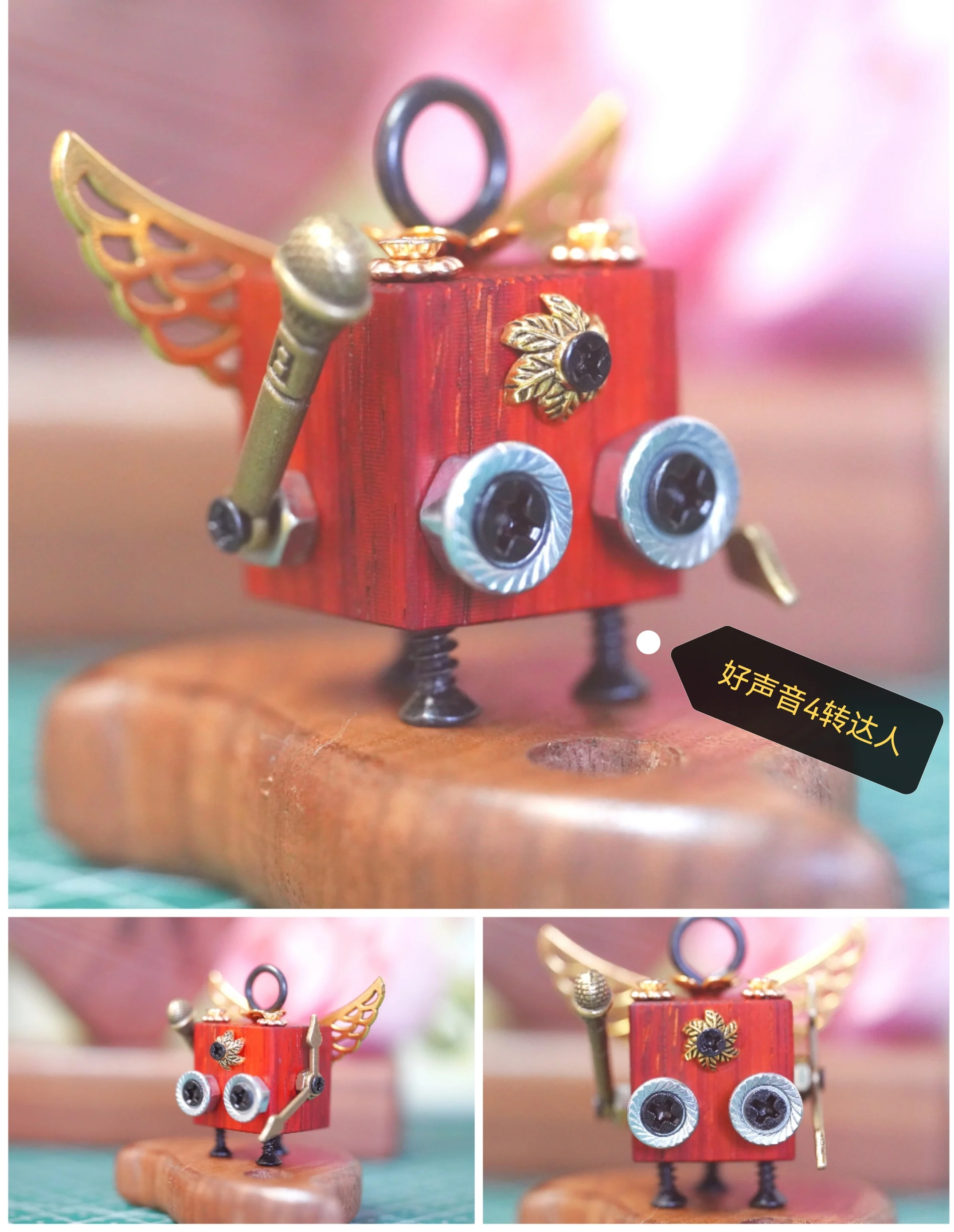 

DIY Punk Steam Robot, Personalized Necklace, Keychain, Small Pendant, Handmade Material Package/finished Product.