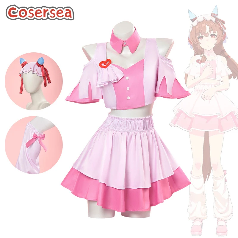 cosersea-disfraz-de-cosplay-del-4-°-aniversario-uma-musume-pretty-derby-45-°-aniversario-halloween-mujer-vestido-rosa-conjunto-completo