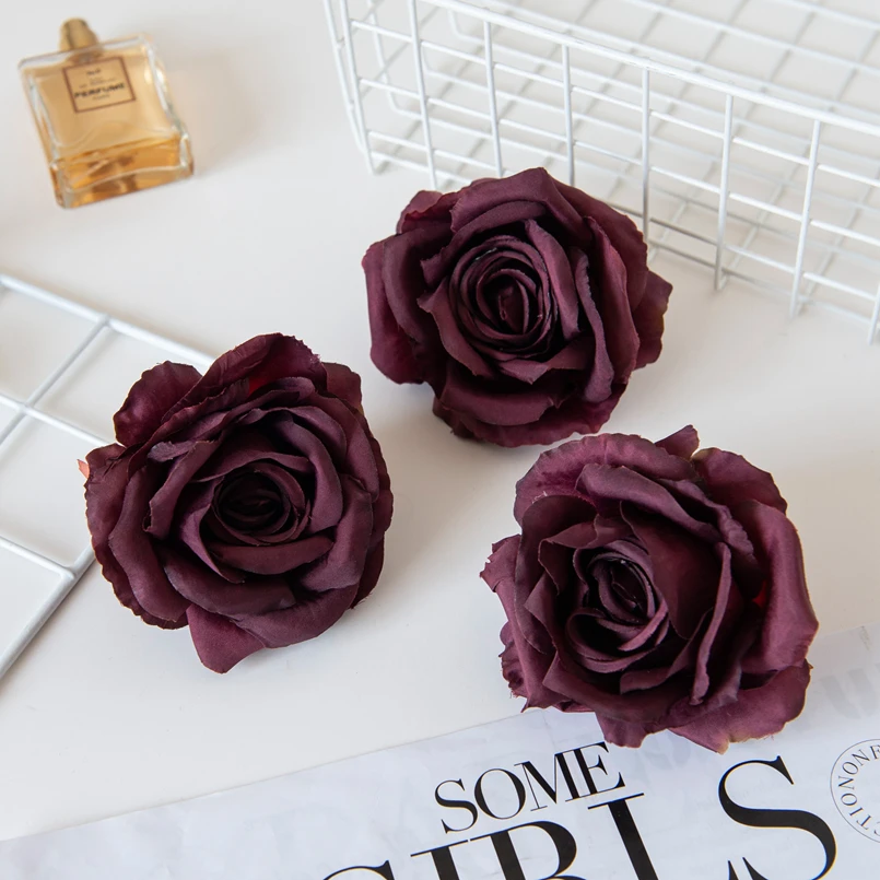 100 Stück künstliche Blumen, Seidenrosen, Großhandel, Scrapbook, Brautaccessoires, Ausverkauf, Hochzeit, Heimdekoration, Partygirlande