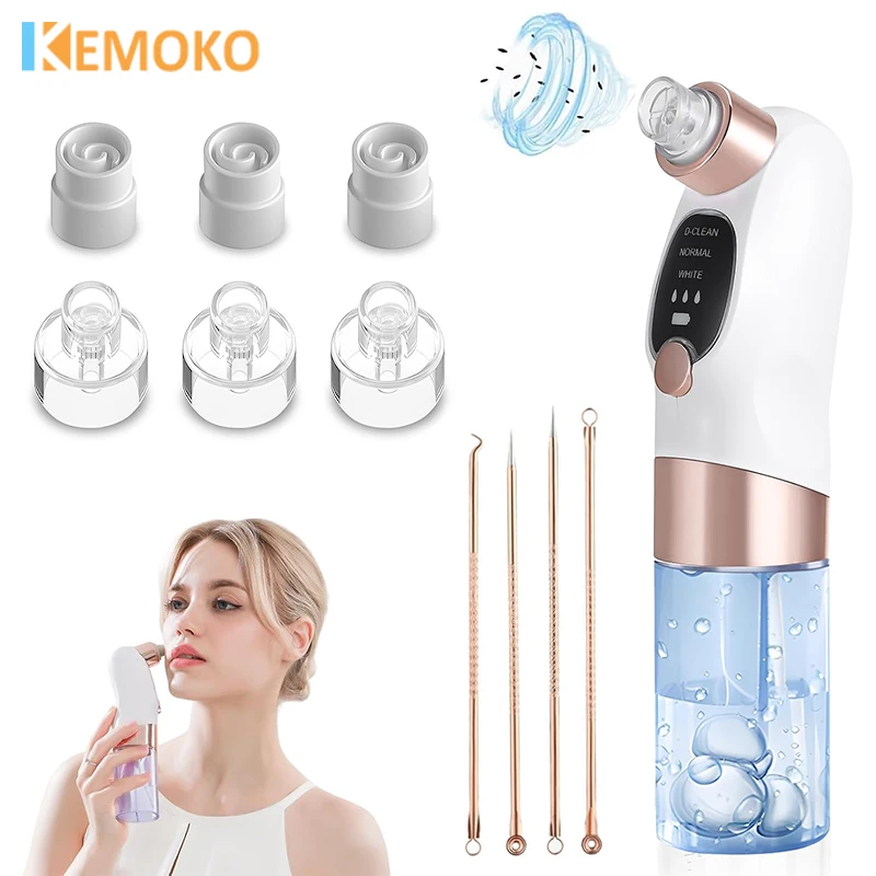 Electric Pore Vacuum Blackhead Remover Facial Cleaner Blackhead Remover, Acne Remover, USB Charging Water Cycle Facial Celaning