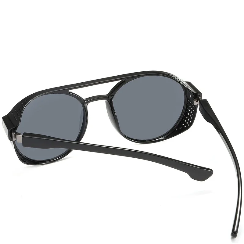 Lunettes de soleil classiques pour hommes, Punk, Protection solaire Vintage UV400, pour l\'équitation, le sport, Anti-éblouissement, pour l\'extérieur
