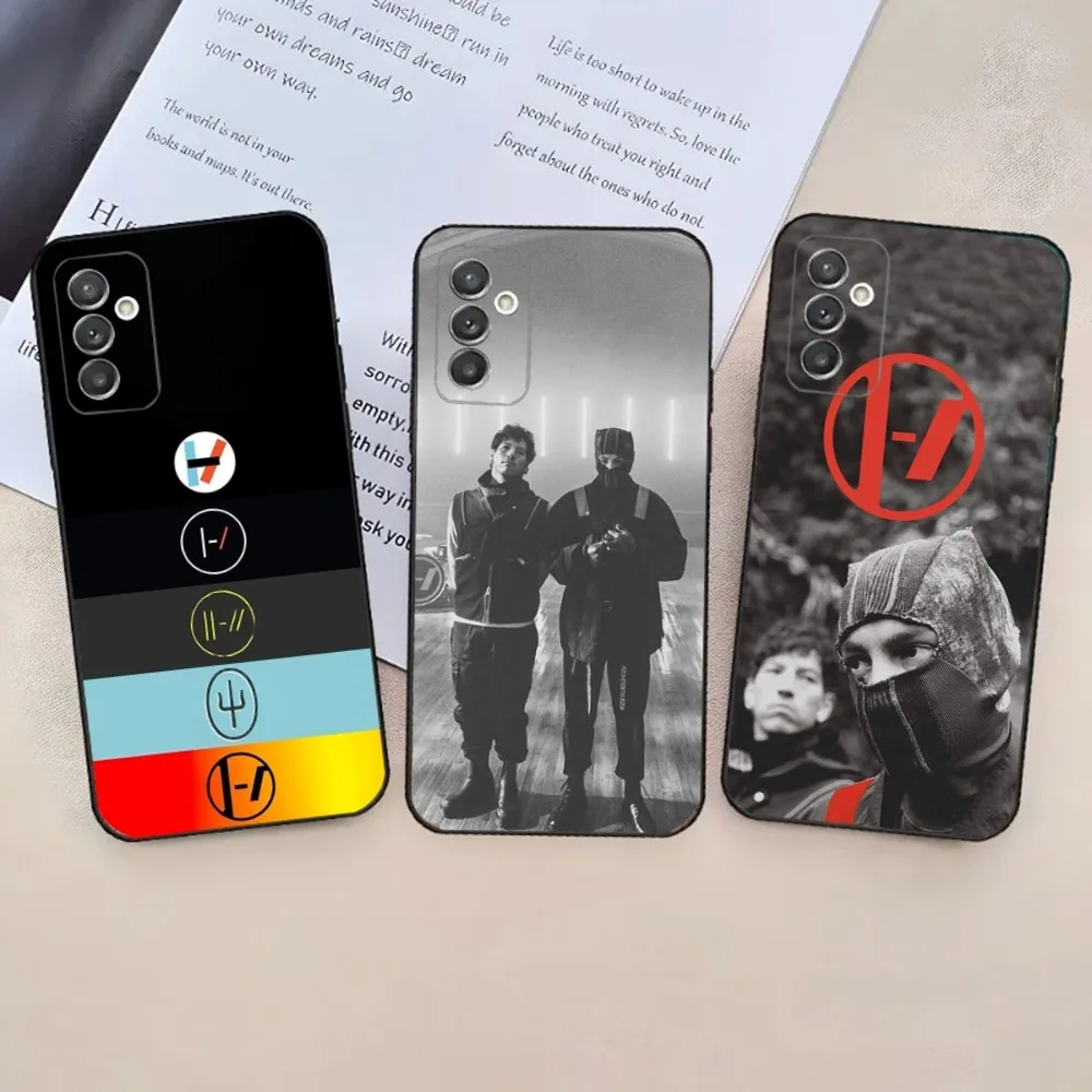 T-Twenty one pilots Phone Case For Samsung Galaxy A20,A21s,A22,A31,A32,A52,A53,A72,73,A80,A91 Soft Black Phone Cover