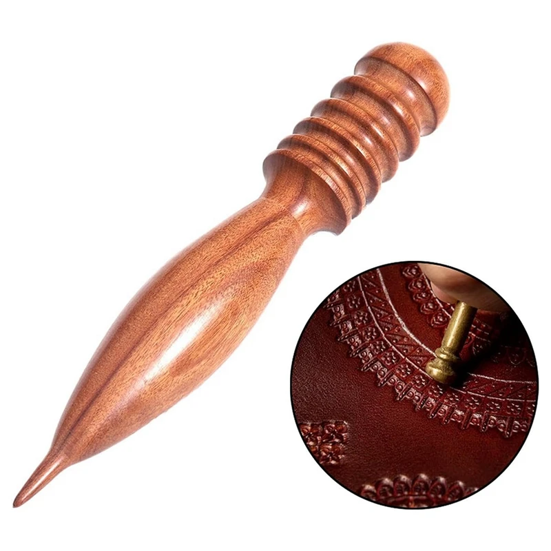 Leather Edge Polishing Tool Professional Wood Multiuse Light-Weight Leather Burnishing Tool For DIY Project