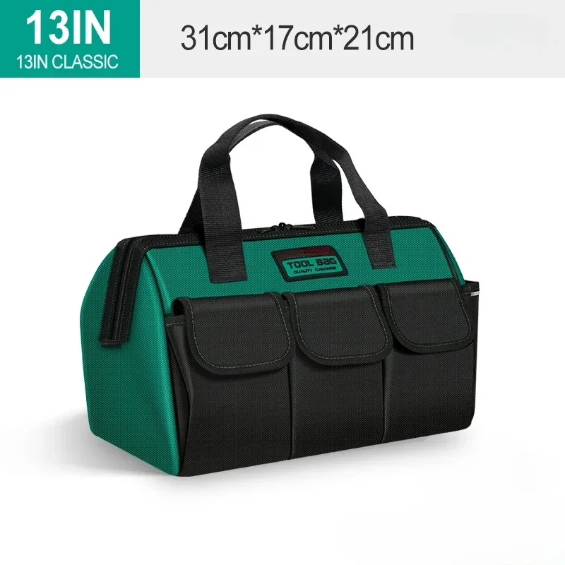 1680D Oxford Cloth Tool Bag Multi-Function Electrician Bag, Multi-Pocket Waterproof Anti-Fall Storage Bag Electrician Tools