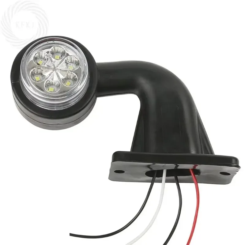 

A Set 12/24V for Tail Truck Lamp Car-styling LED Side Marker Light Indicator Lamp Red White Light Assembly