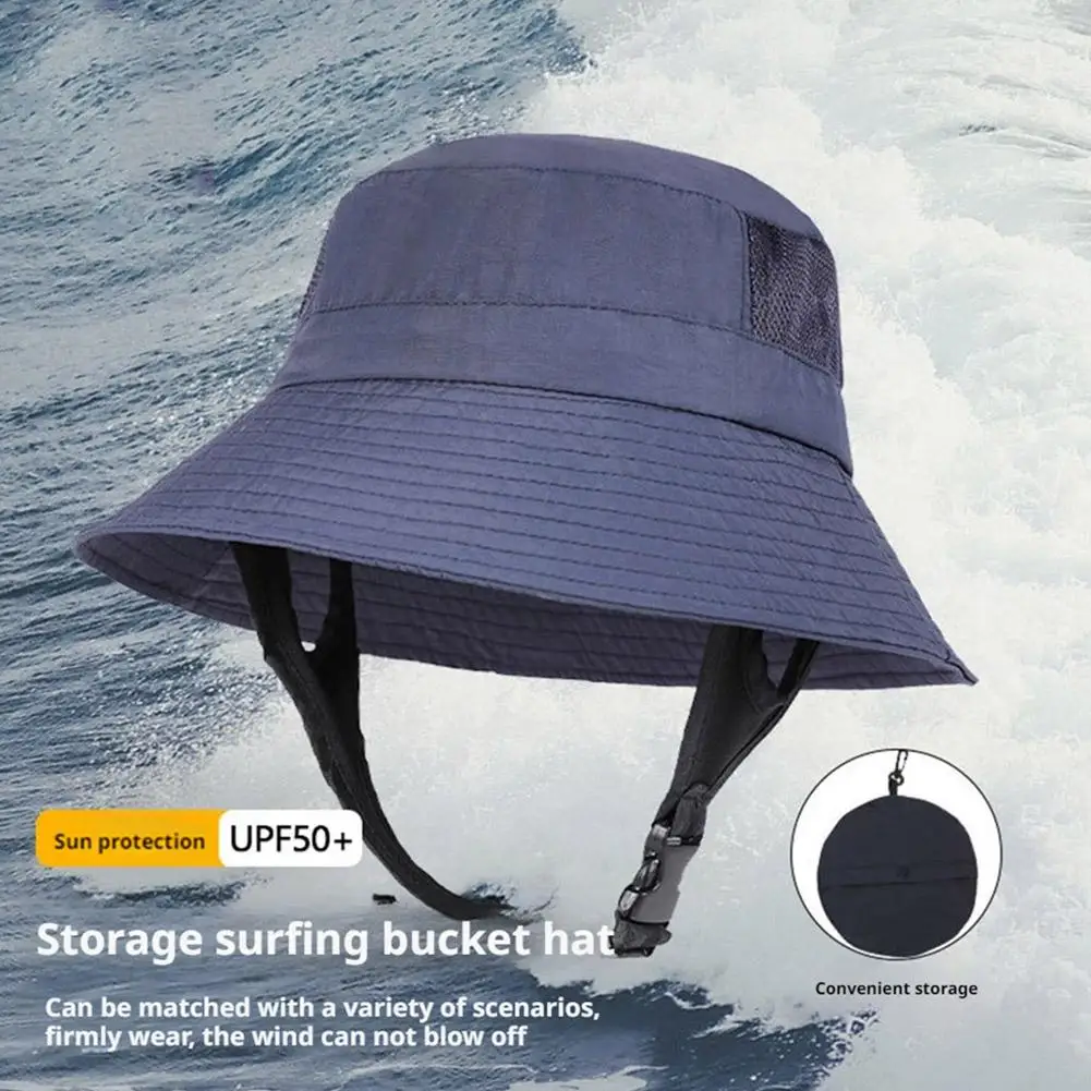Wasserdichter Sonnenhut für Männer und Frauen, UPF 50+ Breitkrempiger Fischerhut, Schnelltrocknender Surf-Bucket-Hat für Wandern, Angeln und Bergsteigen
