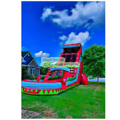 Gigantische opblaasbare waterglijbaan, enorme opblaasbare glijbaan voor volwassenen, opblaasbare glijbaan voor verhuur SL-38 - AliExpress 