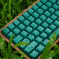 NPKC Emerald Keycaps 130Keys Translucent ABS OEM Profile Key caps For Cherry MX Switch Mechanical Keyboard Keycap Custom Key cap