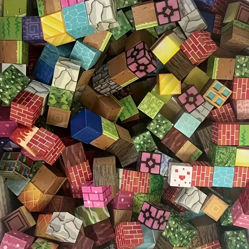 Blok Piksel Magnetik, Perlengkapan Pembuatan STEM, Aktivitas Bebas Layar, Proyek Kerja Berpasukan, Hadiah Ulang Tahun Kreatif untuk Anak Laki-Laki Usia 3+ Tahun