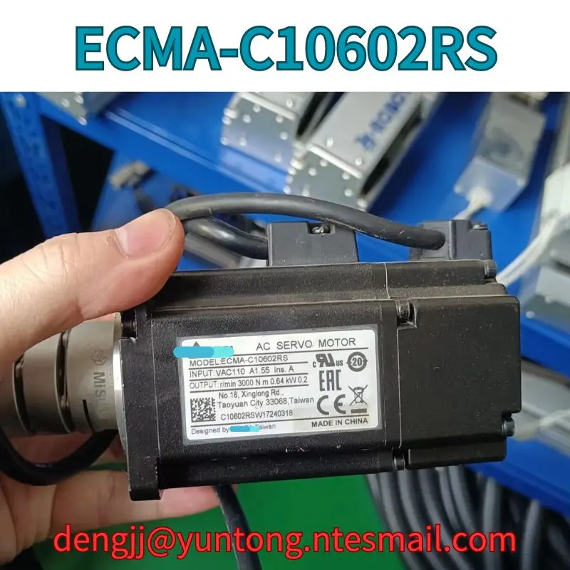 second-hand 200W motor ECMA-C10602RS test OK Fast Shipping