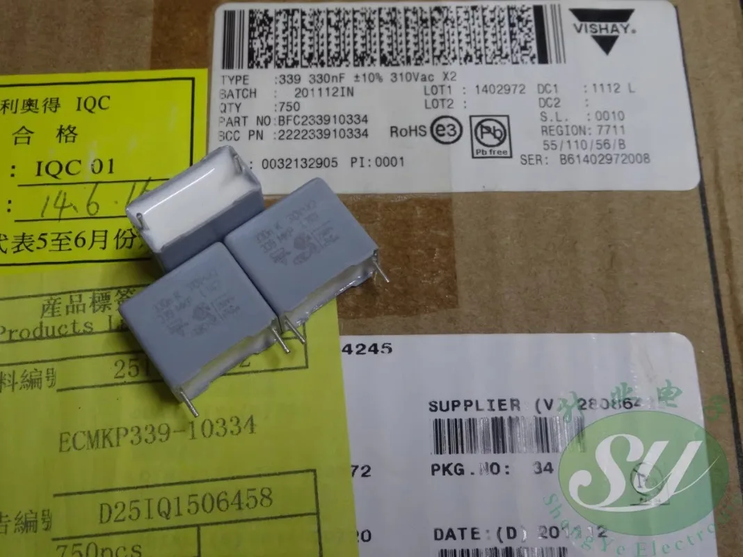 

20PCS MKP339 0.33uf/310vAC 330nf u33 334 New 10% film capacitor 15MM