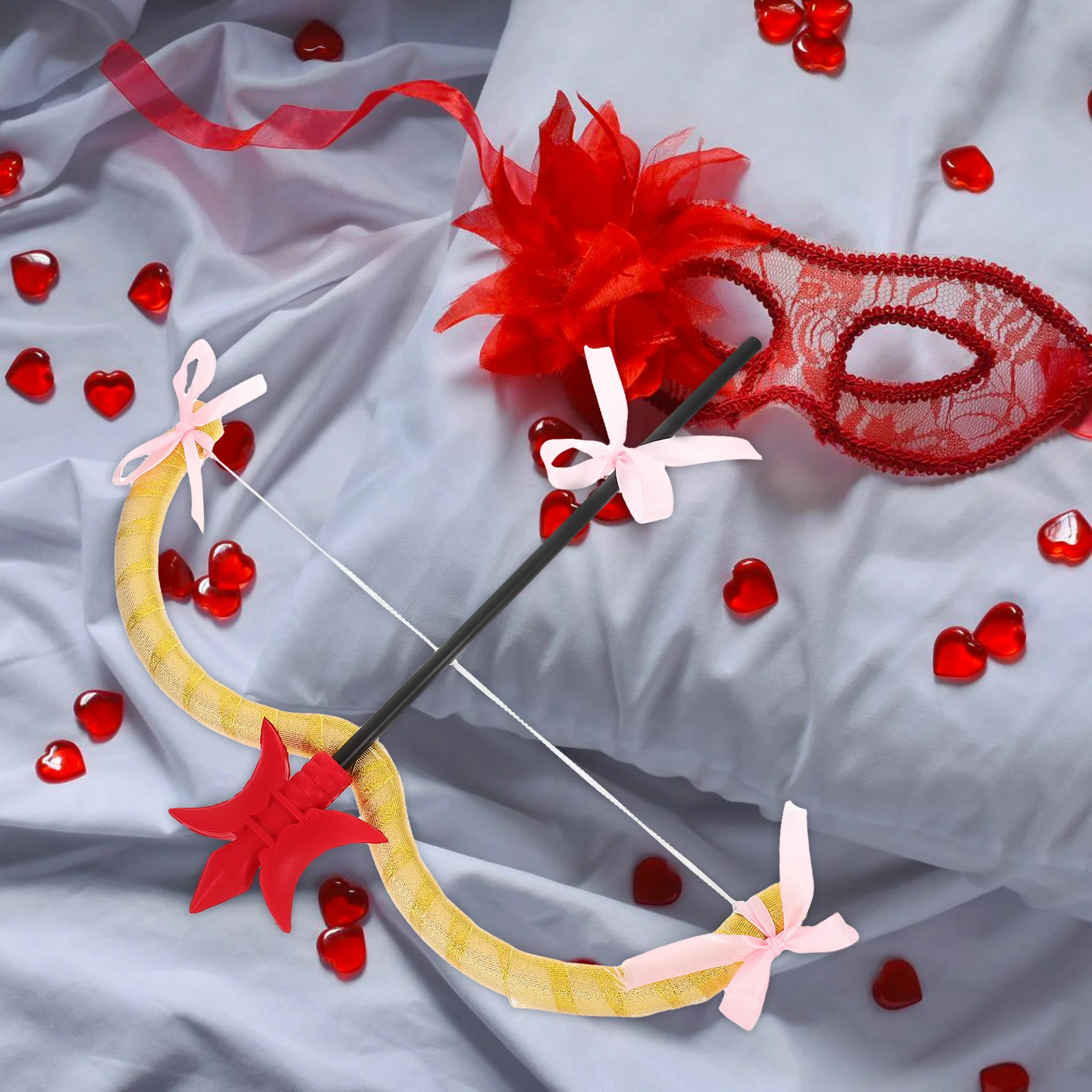 Leuke Cupido kostuumaccessoireset Valentijn Party Decor Bow Arrow Kit Lichtgewicht fotorekwisieten voor dames en kinderen