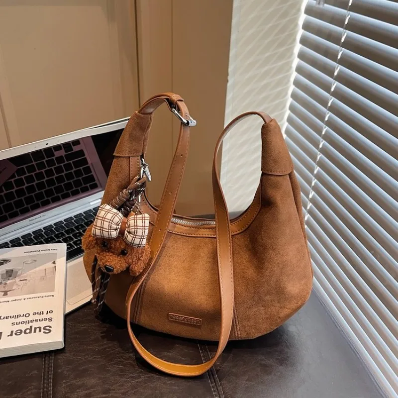 

Luxury Parisian Simple Diaper Bags For Ladies High-End Vintage Crossbody Bag Trendy Fashion Tote Bag Elegant Messenger Bag