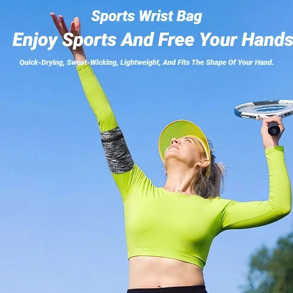 

прочный спортивный браслет для бега, 1 шт., легкий велосипедный браслет, сумка для спортзала, фитнеса, сумка для телефона, ключ-карта