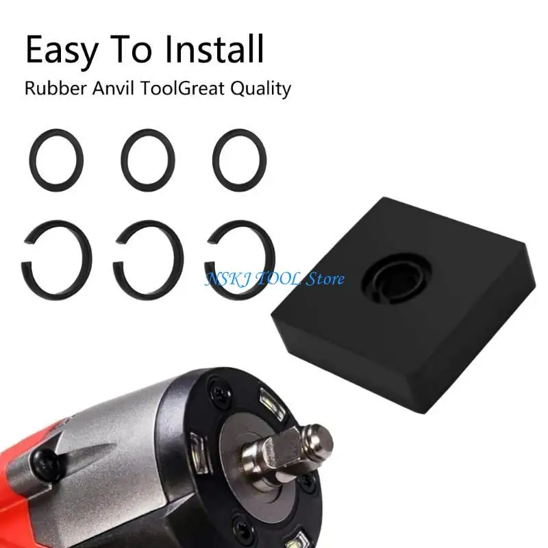 

L8RC Steel Impact Clamps Rings set Versatile Tool Connector Stable Tool for Power Tool