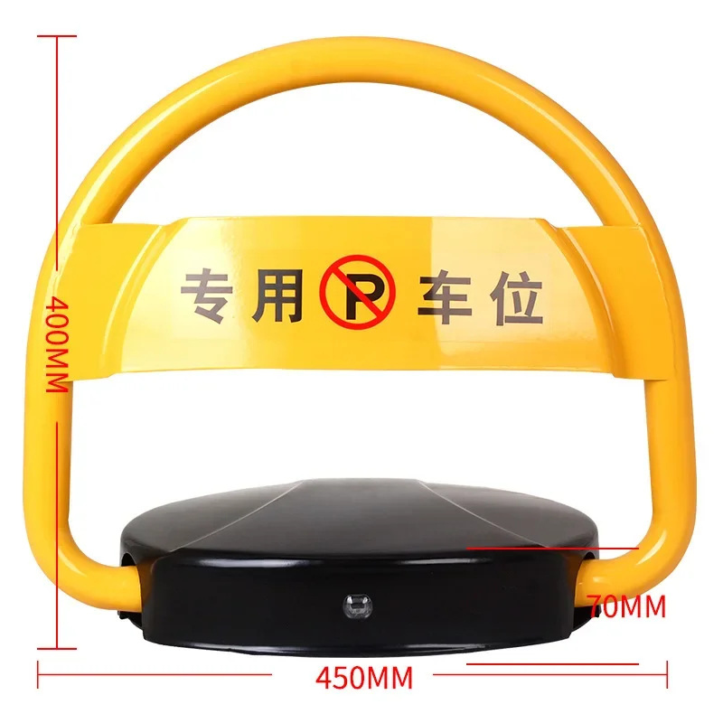 Remote Control + Automatic Parking Lock, Auto Induction Alarm Private Car Parking Latch, Carport Driveway Space Barrier Guard.