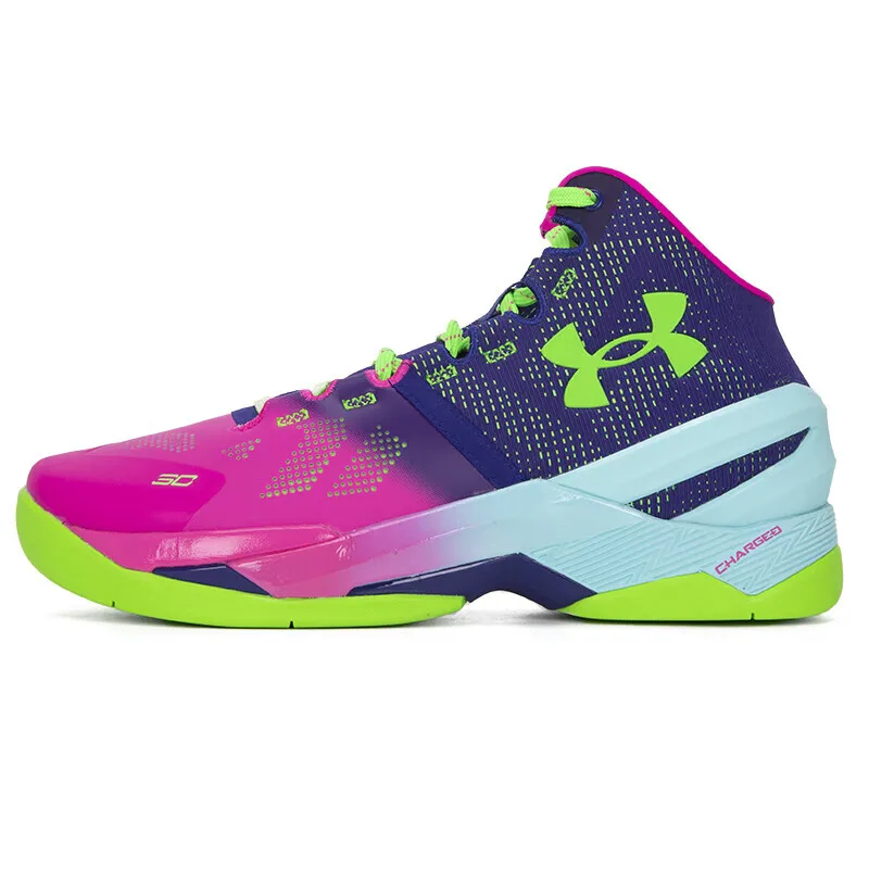 Under Armour men's shoes 2024 fall new fashion Curry sneakers actual training breathable basketball shoes 3026052-600