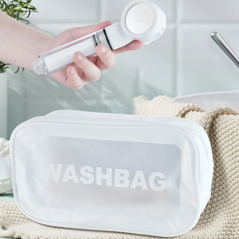 Portable Shower Head Filter Easy Install Water Purifier Handheld Showerhead with Filter for Enhances Bathing Experience