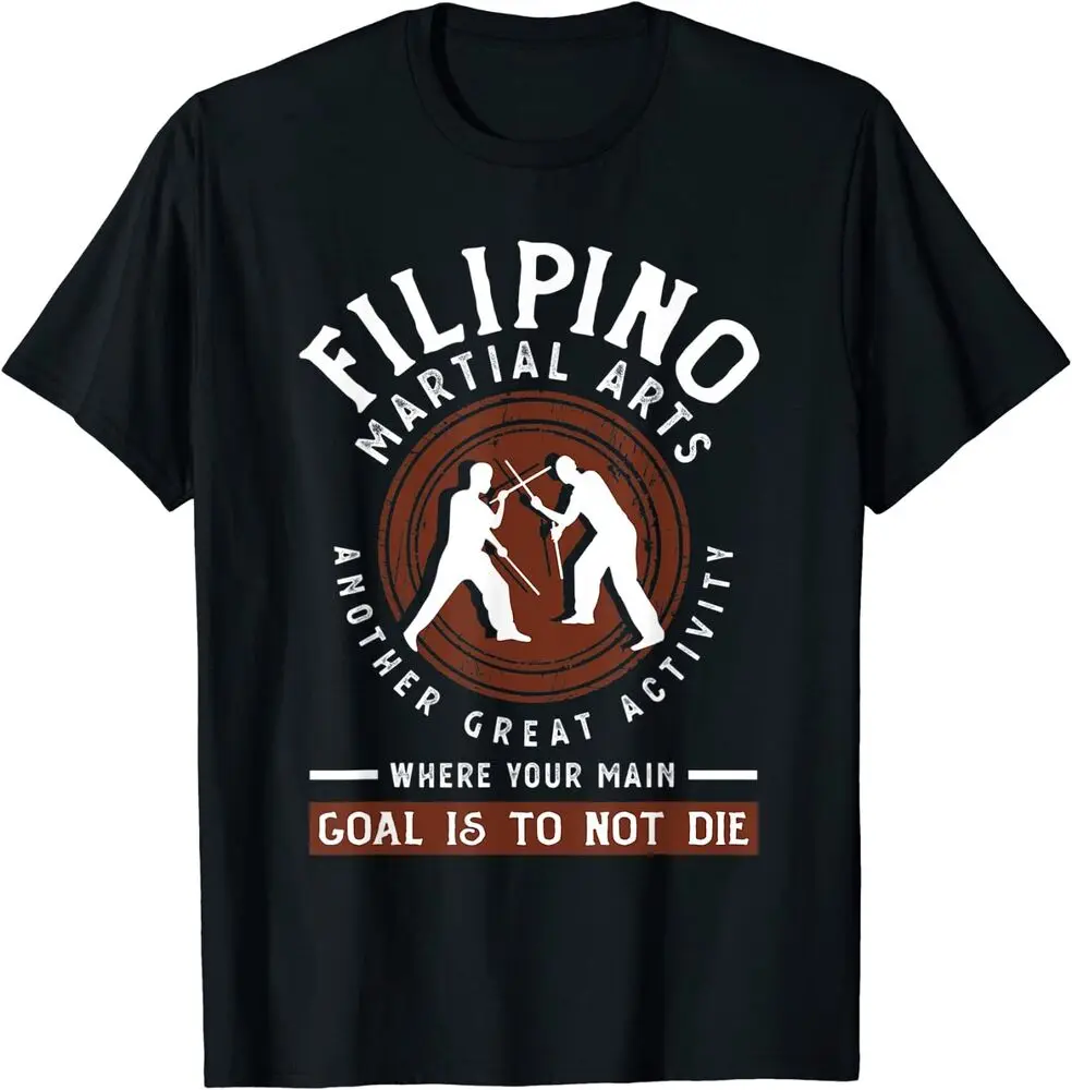 Eskrima Kali Arnis Escrima Sticks Filipino Martial Arts T-Shirt Unisex T-shirts Luxury Brand Vintage Oversized