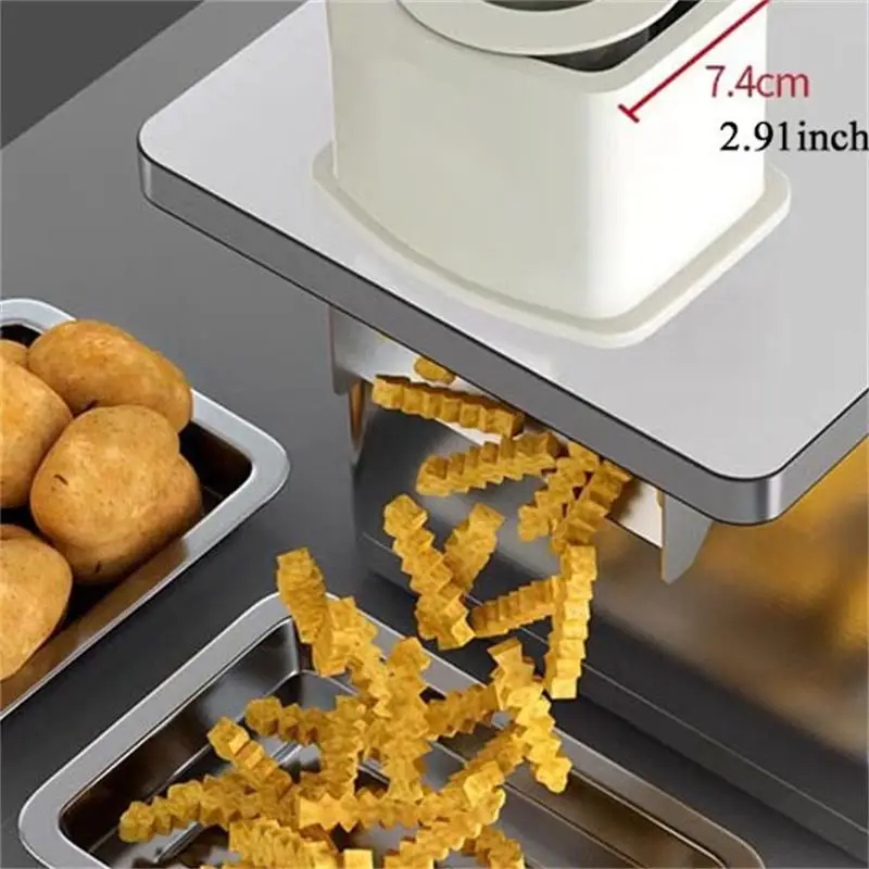 

Multifunction Vegetable Slicer Chop Dice Shredder Stainless Steel Kitchen Machine Food Processor 220V 110V