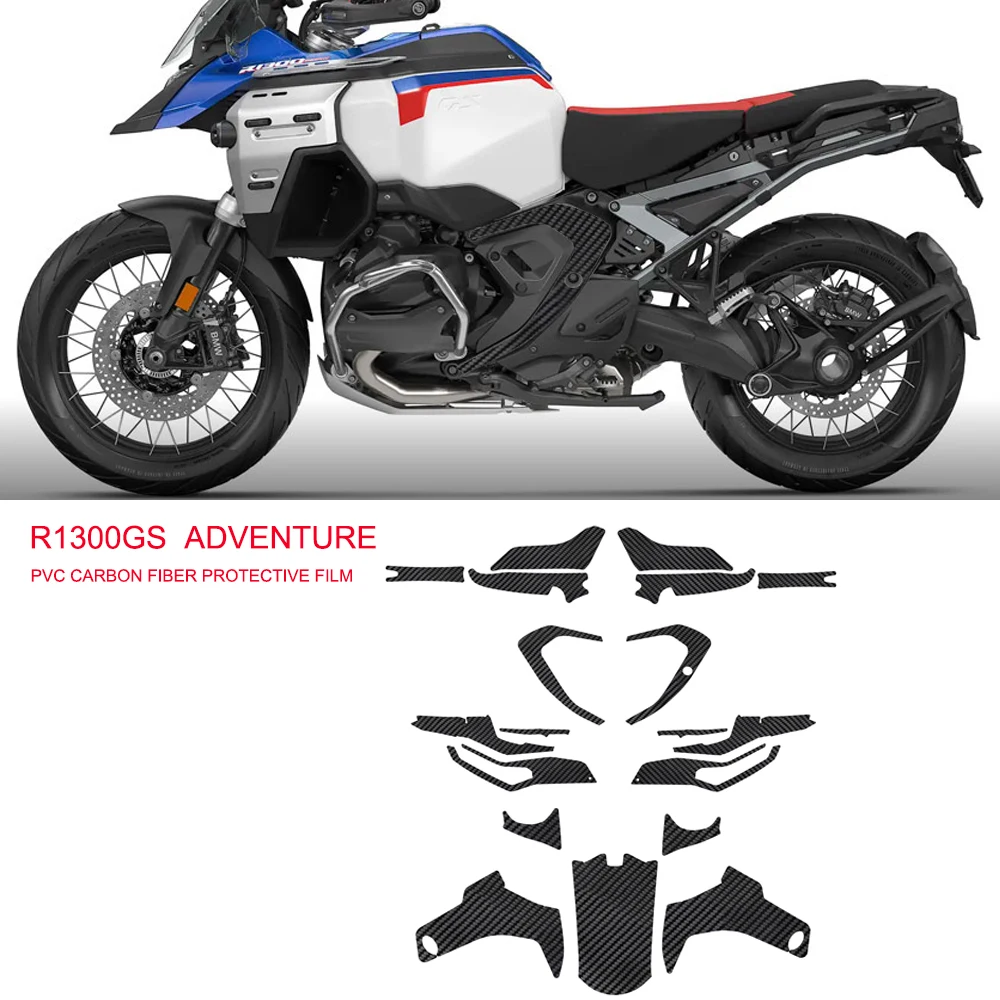 

Для BMW R1300GS Adventure Мотоцикл ПВХ Защитная пленка из углеродного волокна R 1300GS Аксессуары Защитная наклейка для кузова автомобиля