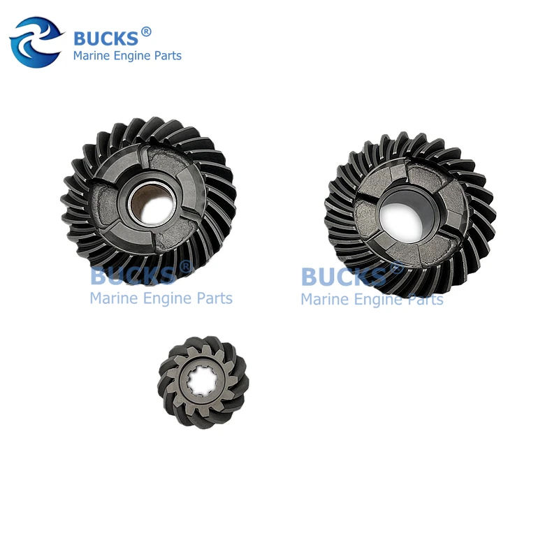 Bucks New 6E7 Gear Kit 6E7-45560 6E7-45571 6E7-45551(8 teeth)  For Yamaha Gear Set Outboard Motor T9.9 T15 4T 20HP 6AH