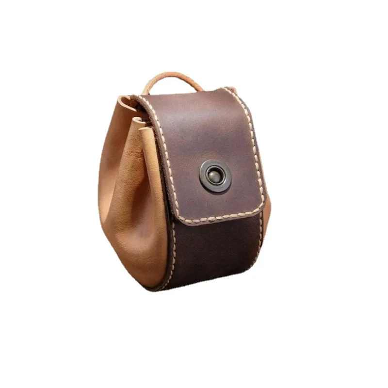 

1Pcs Leather Bag Drawstring For DND-Dices Coin Purse Jewelry Storage Bag Role Playing Game Accessories Gift