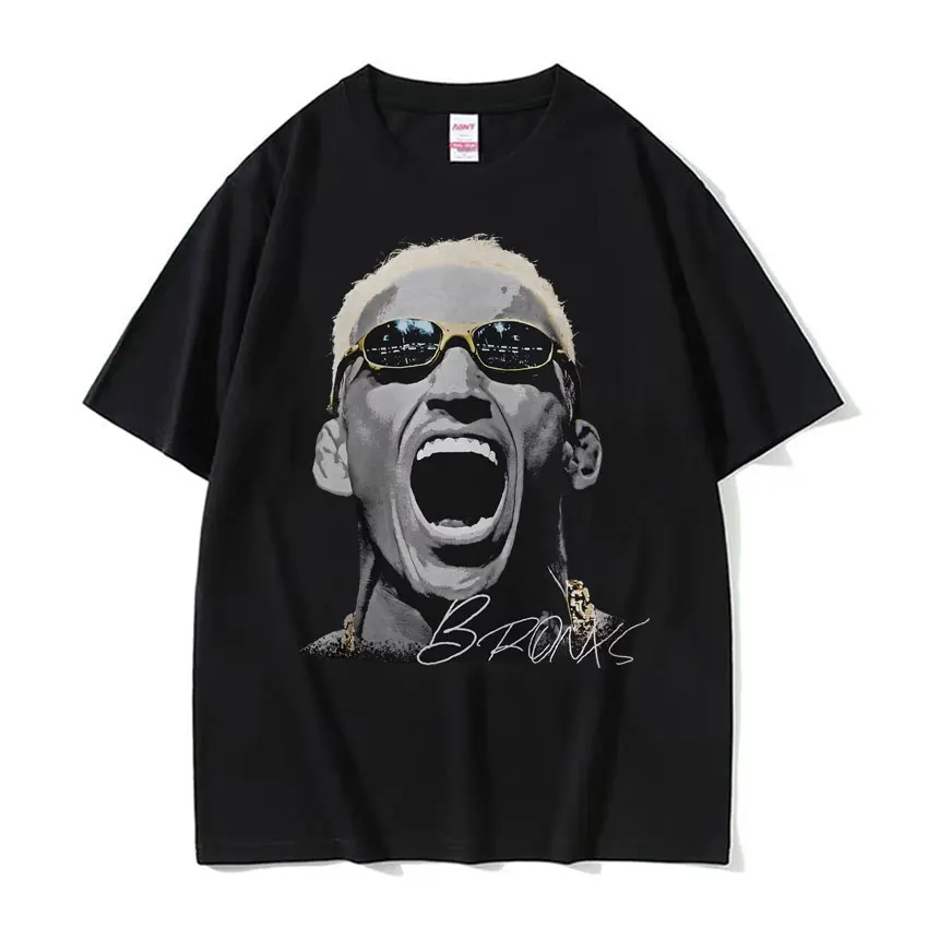 

Charles Oliveira Vintage Graphic T Shirt Unisex Fashion Hip Hop Cool T-shirts Men High Quality Casual Loose T-shirt Summer Tops